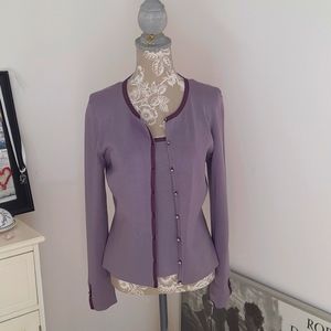Silk Twinset, Lavender, Nordstrom